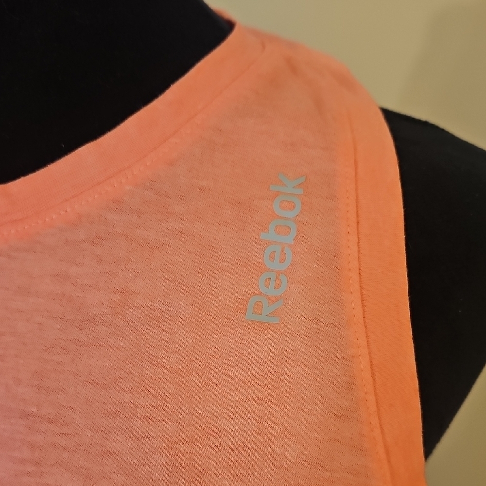 Reebok Neon Coral Workout Tank Top for Women - Picture 2 of 8
